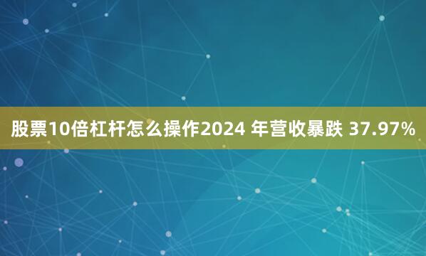 股票10倍杠杆怎么操作2024 年营收暴跌 37.97%