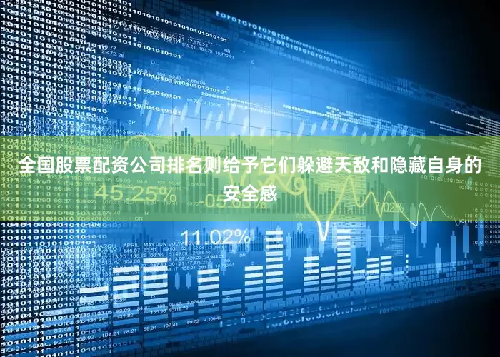 全国股票配资公司排名则给予它们躲避天敌和隐藏自身的安全感