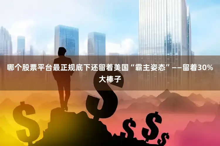 哪个股票平台最正规底下还留着美国“霸主姿态”——留着30%大棒子