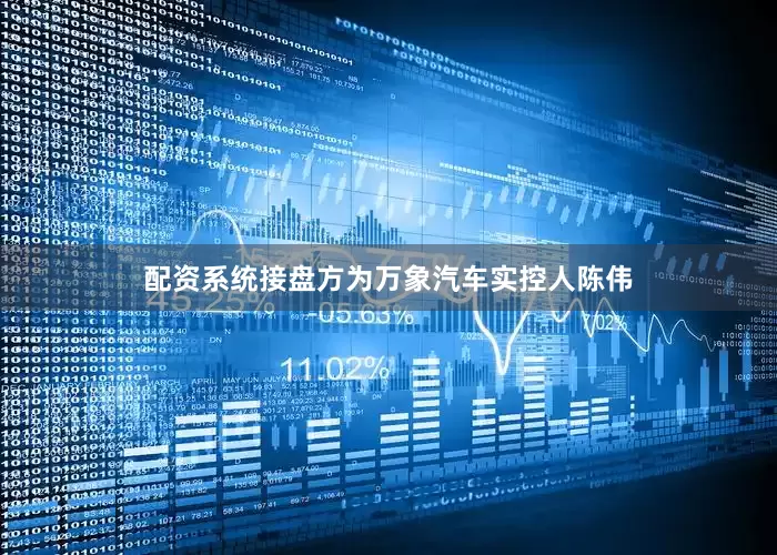 配资系统接盘方为万象汽车实控人陈伟