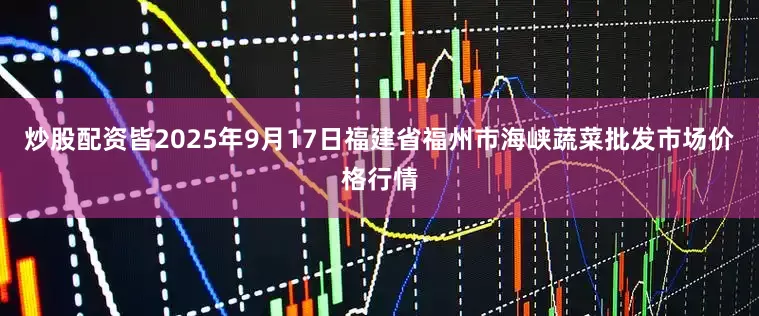 炒股配资皆2025年9月17日福建省福州市海峡蔬菜批发市场价格行情