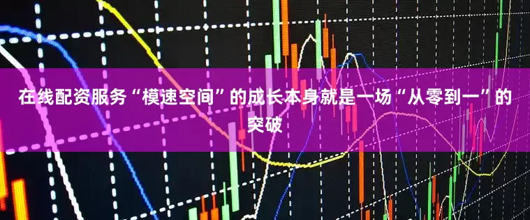 在线配资服务“模速空间”的成长本身就是一场“从零到一”的突破